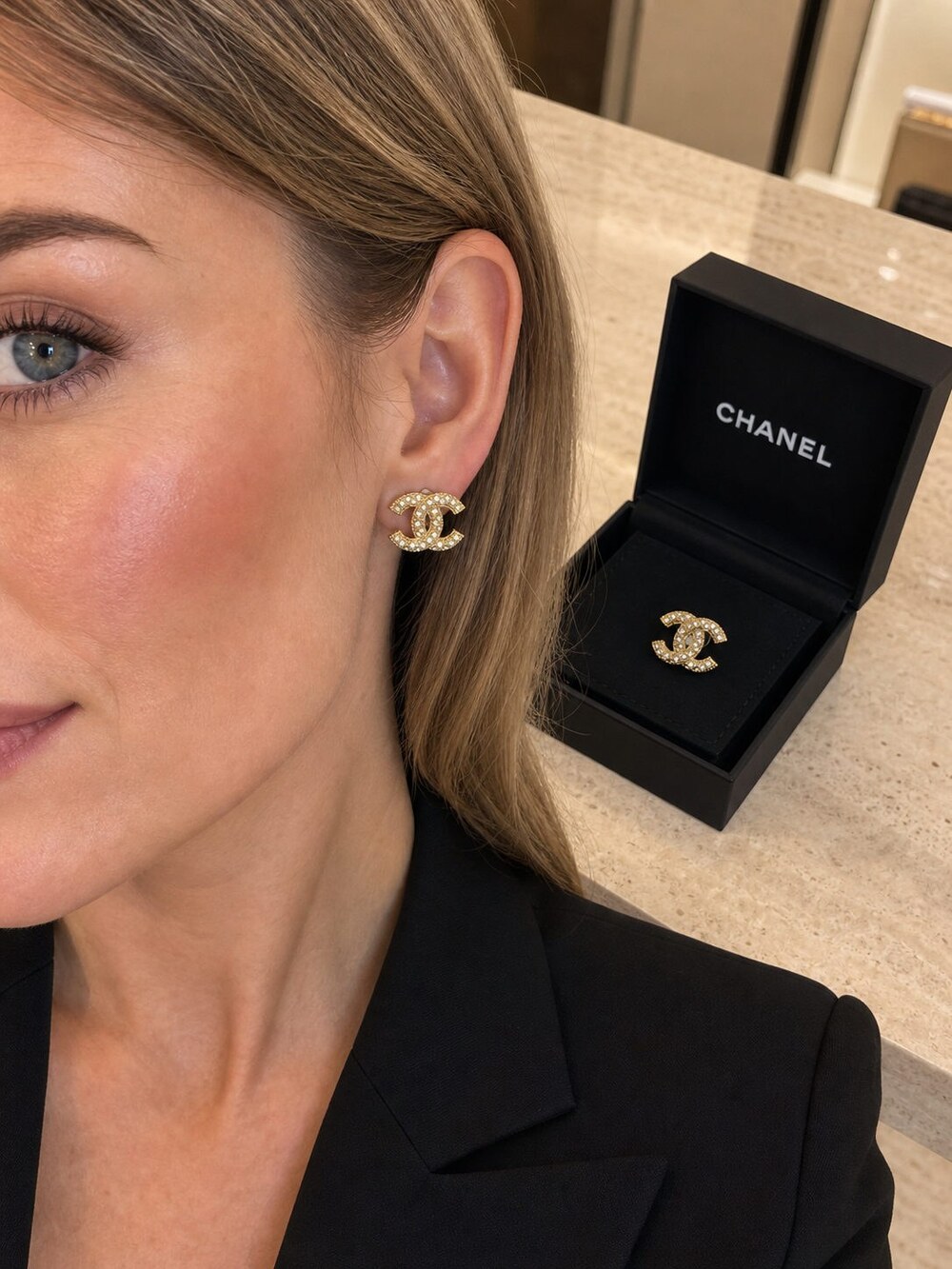 CHANEL Classic Parisian Earrings Style 14 | New with Box - Picture 8 of 9